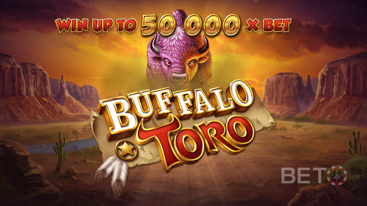 Вигравайте до 50 000 разів більше ставки в онлайн-слоті Buffalo Toro