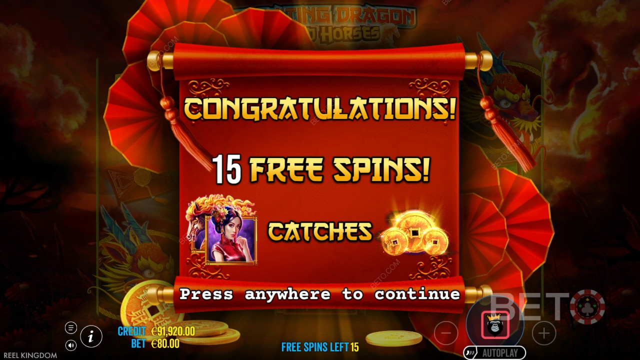 Floating Dragon Огляд гри «Wild Horses» від BETO Slots
