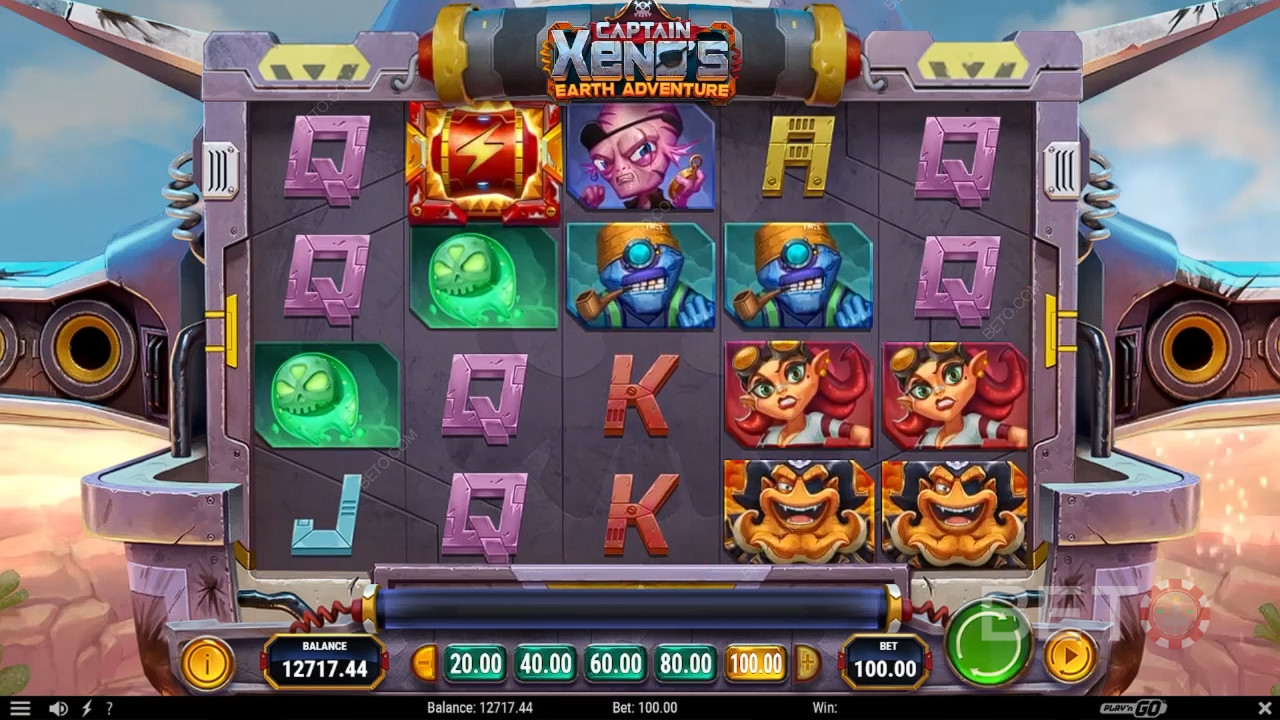 Огляд пригоди Captain Xenos Earth від BETO Slots
