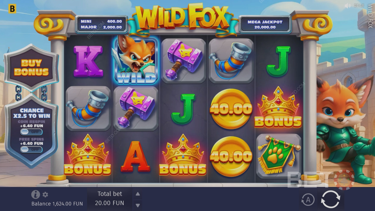 Огляд гри «Wild Fox» від BETO Slots