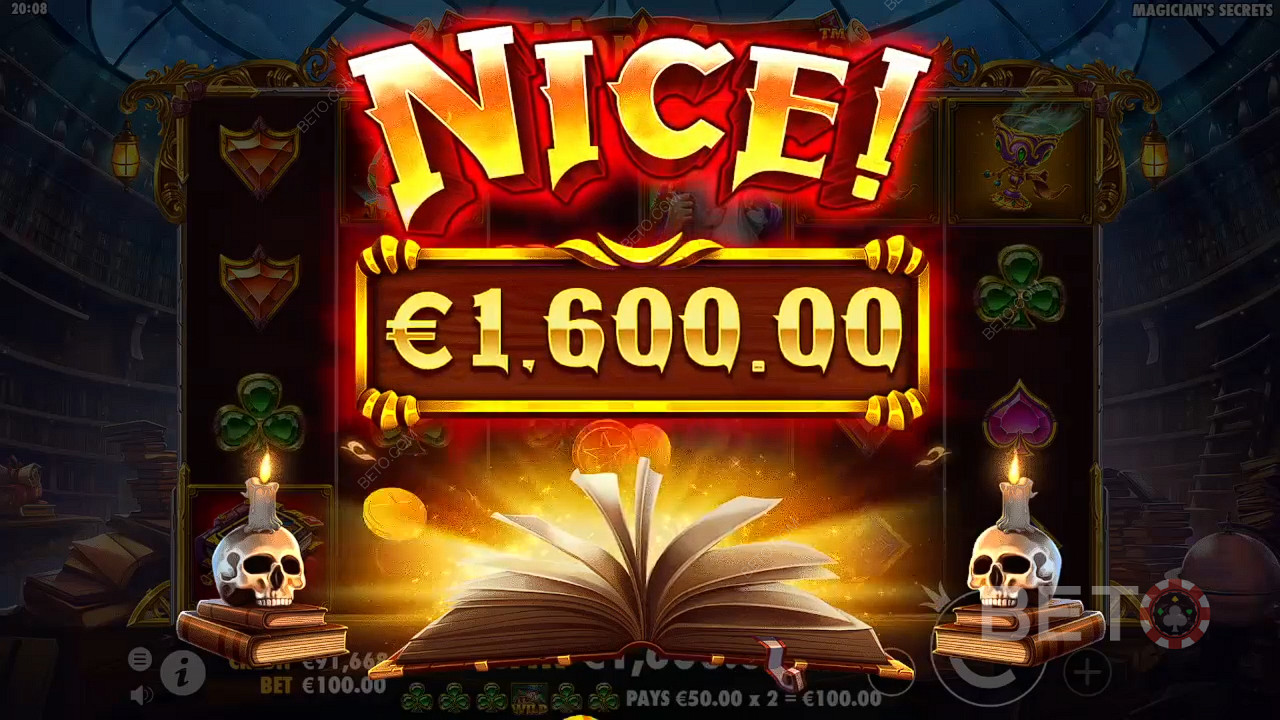 Виграйте 5 000 разів більше вашої ставки в онлайн-слоті Magician