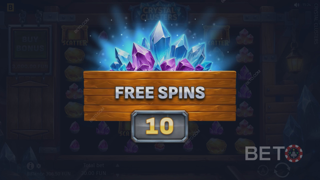 Як грати в гру «Crystal Clusters» від BGaming