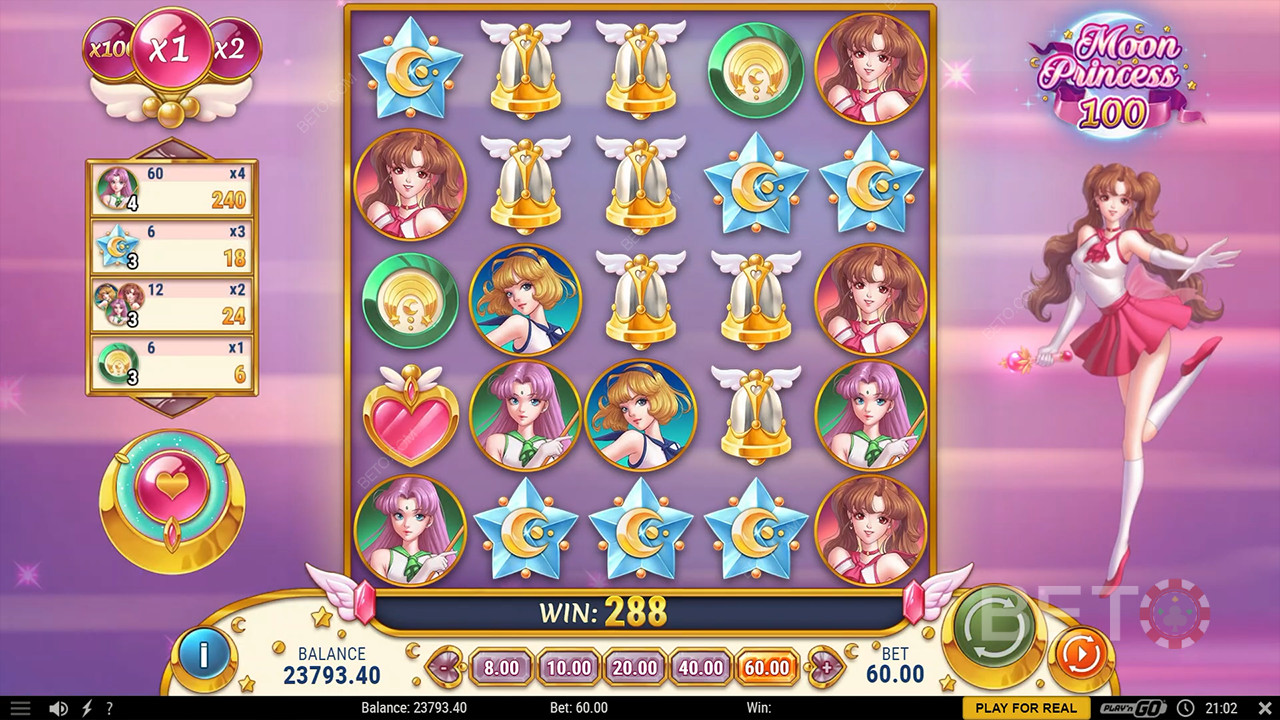 Огляд Moon Princess 100 від BETO Slots