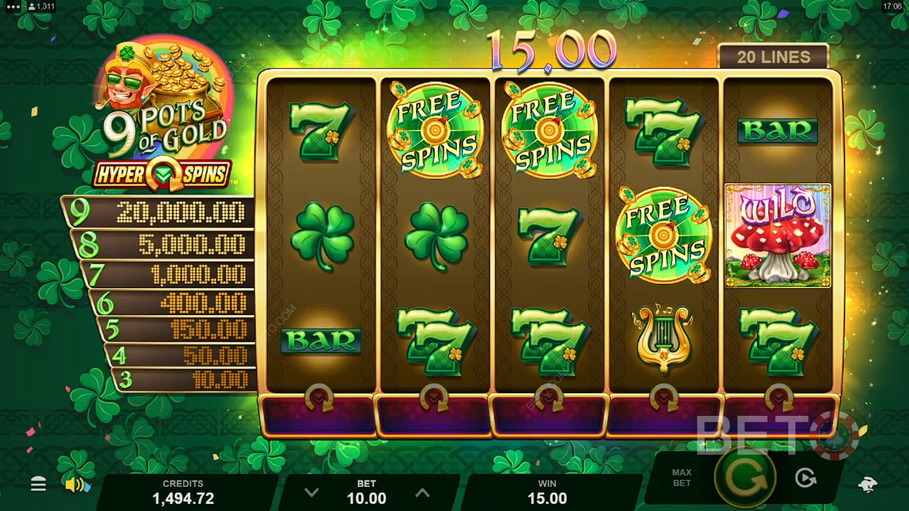 9 Pots of Gold HyperSpins Грати Безкоштовно
