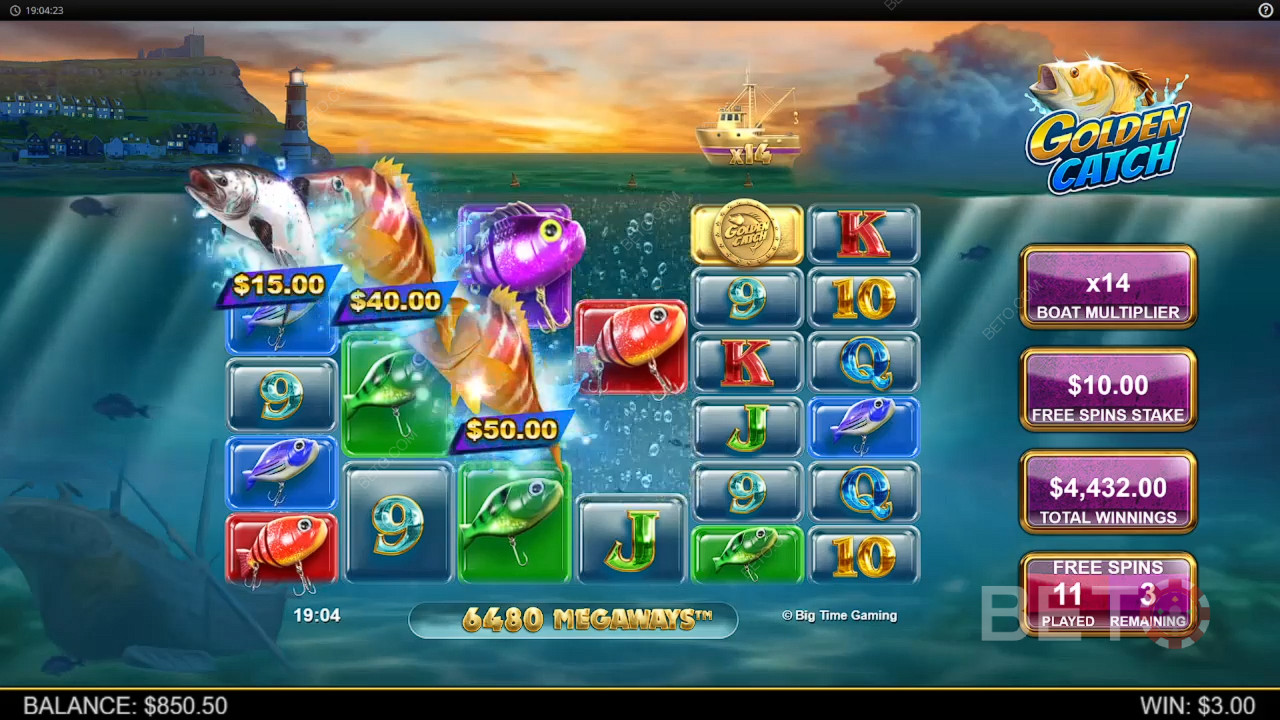 Огляд Golden Catch від BETO Slots