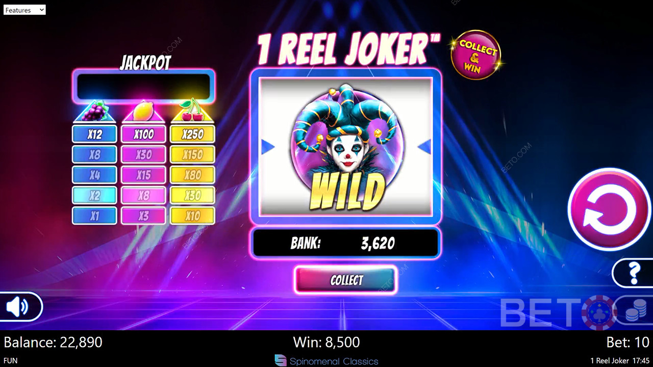 Огляд 1 Reel Joker від BETO Slots
