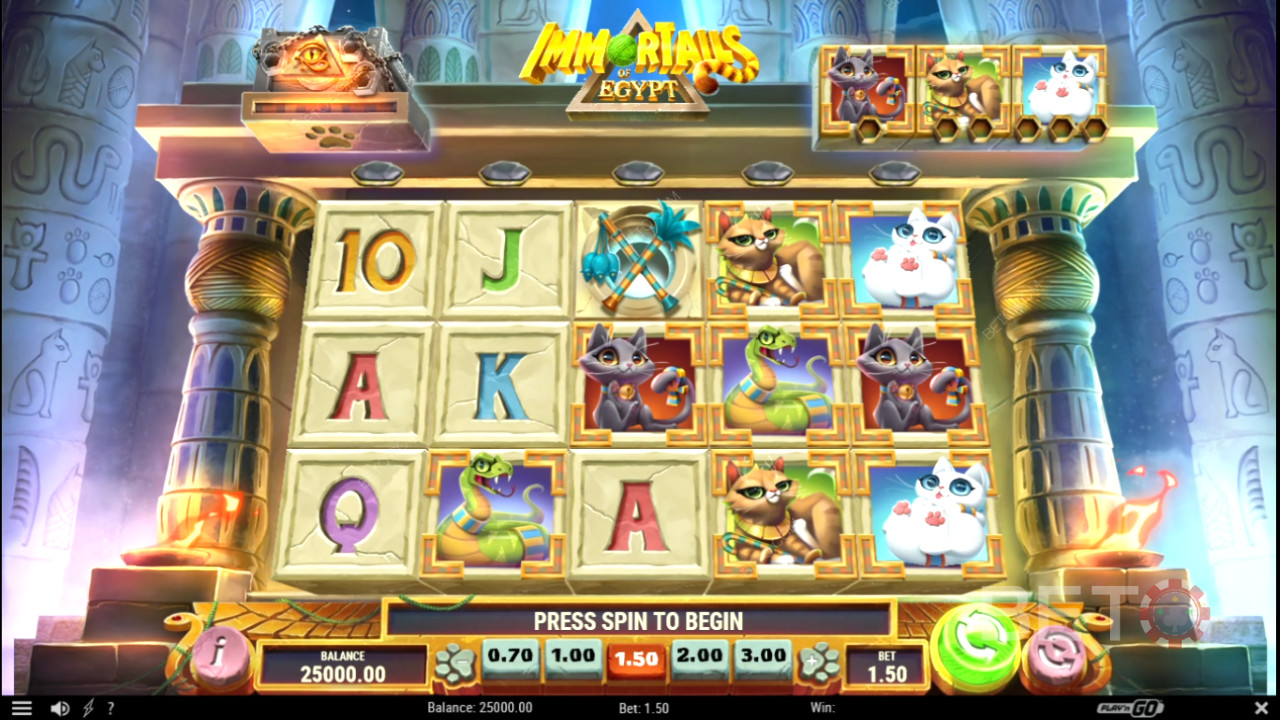 Огляд Immortails of Egypt від BETO Slots