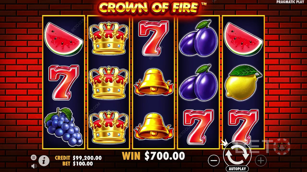 Огляд Crown of Fire від BETO Slots
