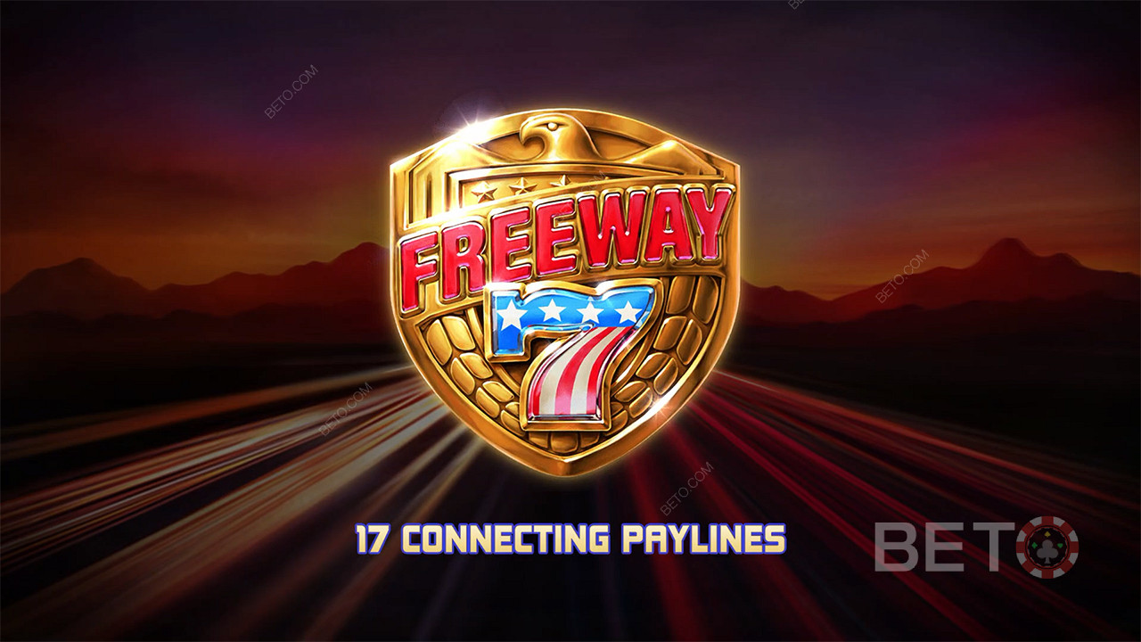 17 ліній виплат допоможуть вам створити більше виграшів у слоті Freeway 7