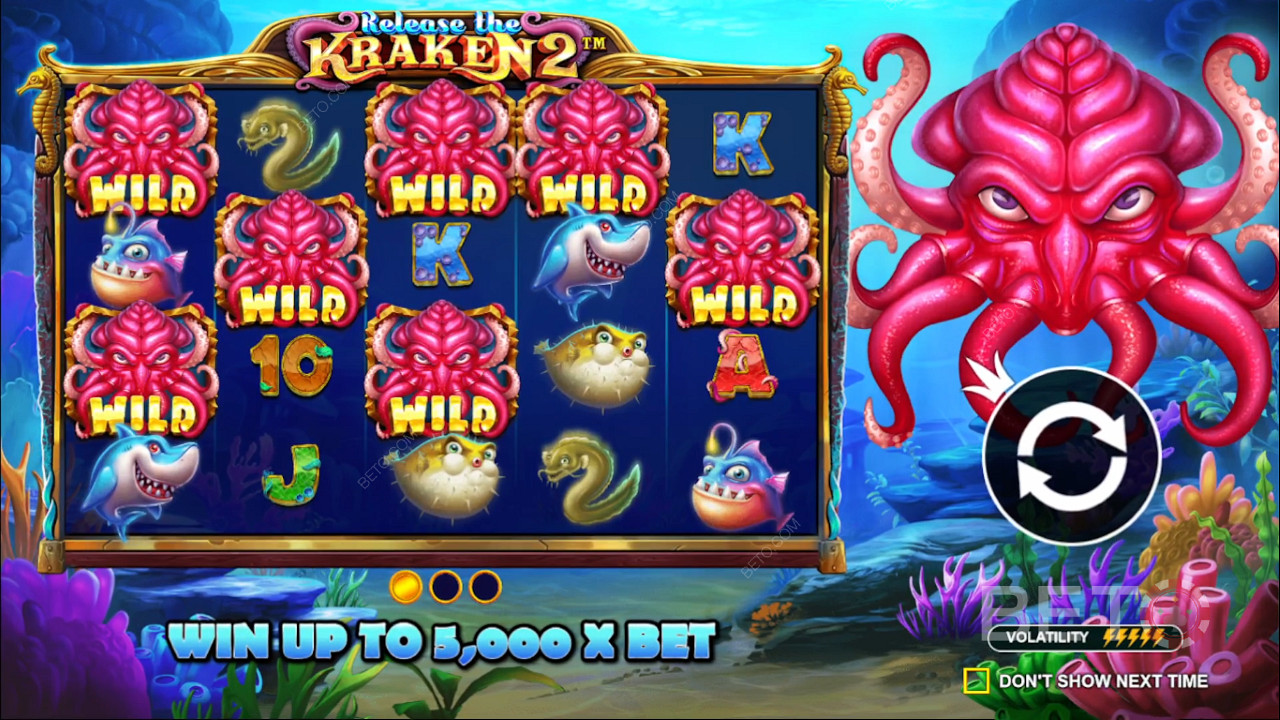 Насолоджуйтеся випадковими бонусами в ігровому автоматі Release the Kraken 2