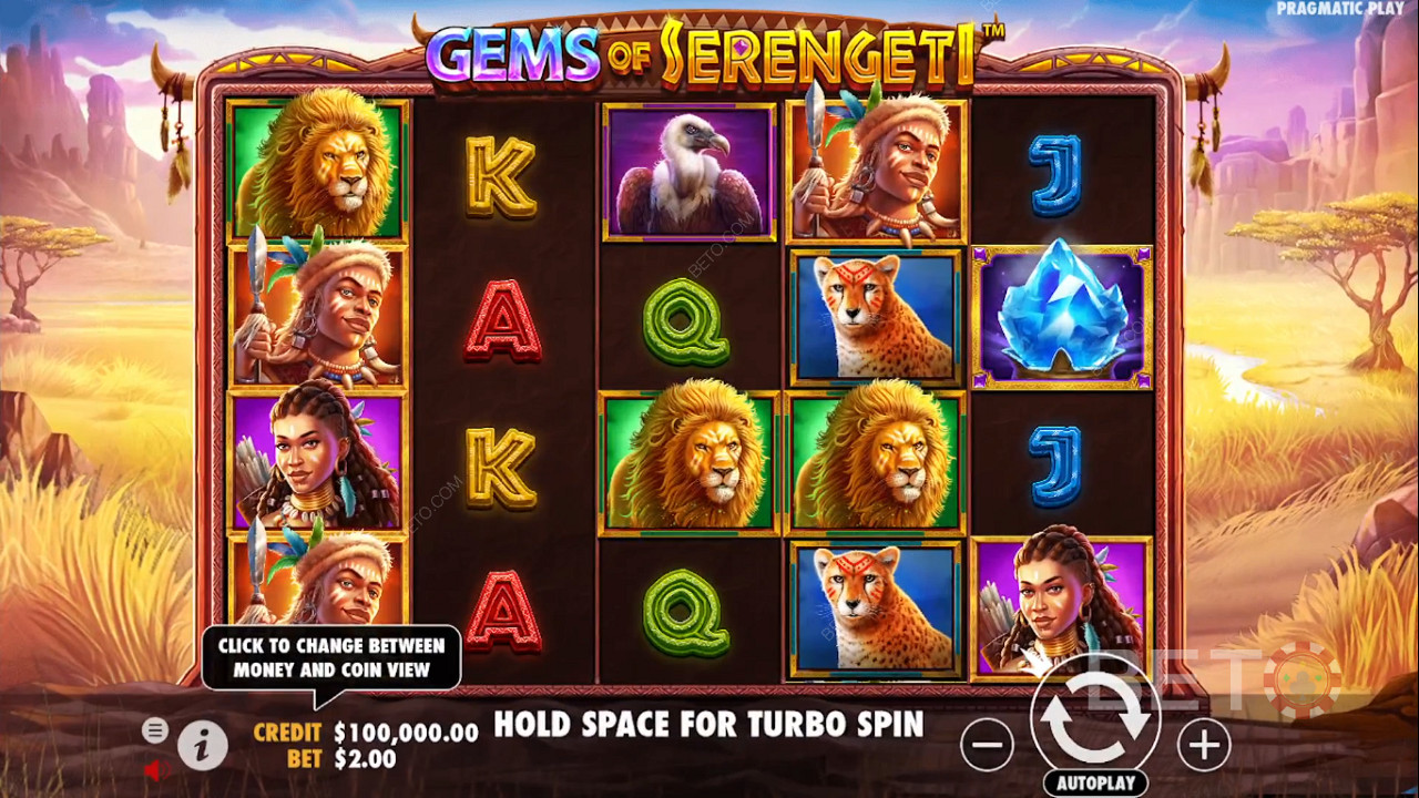 Насолоджуйтеся новітніми бонусами та веселою тематикою в ігровому автоматі Gems of Serengeti