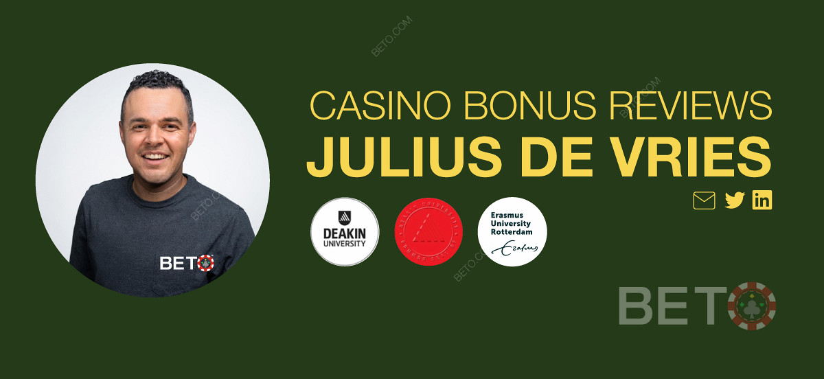 Юліус де Вріс - Сертифікований експерт з азартних ігор та письменник