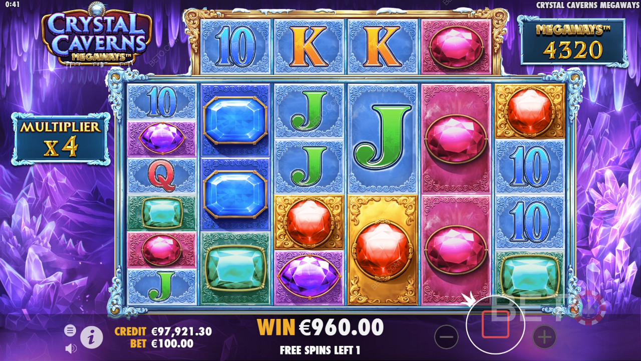 Огляд Crystal Cavern Megaways від BETO Slots