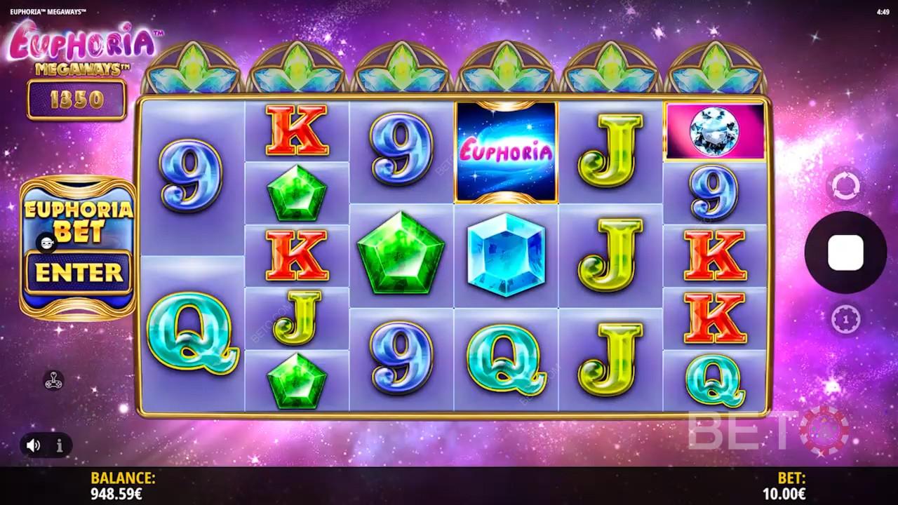 Огляд Euphoria Megaways від BETO Slots