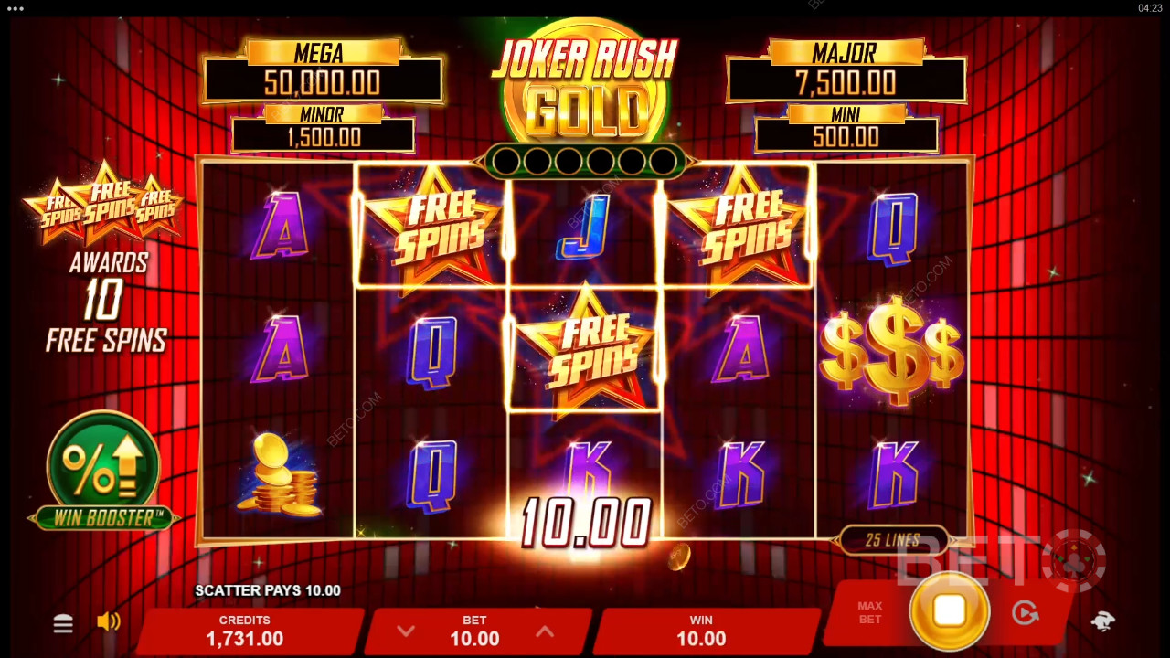 Огляд Joker Rush Gold від BETO Slots