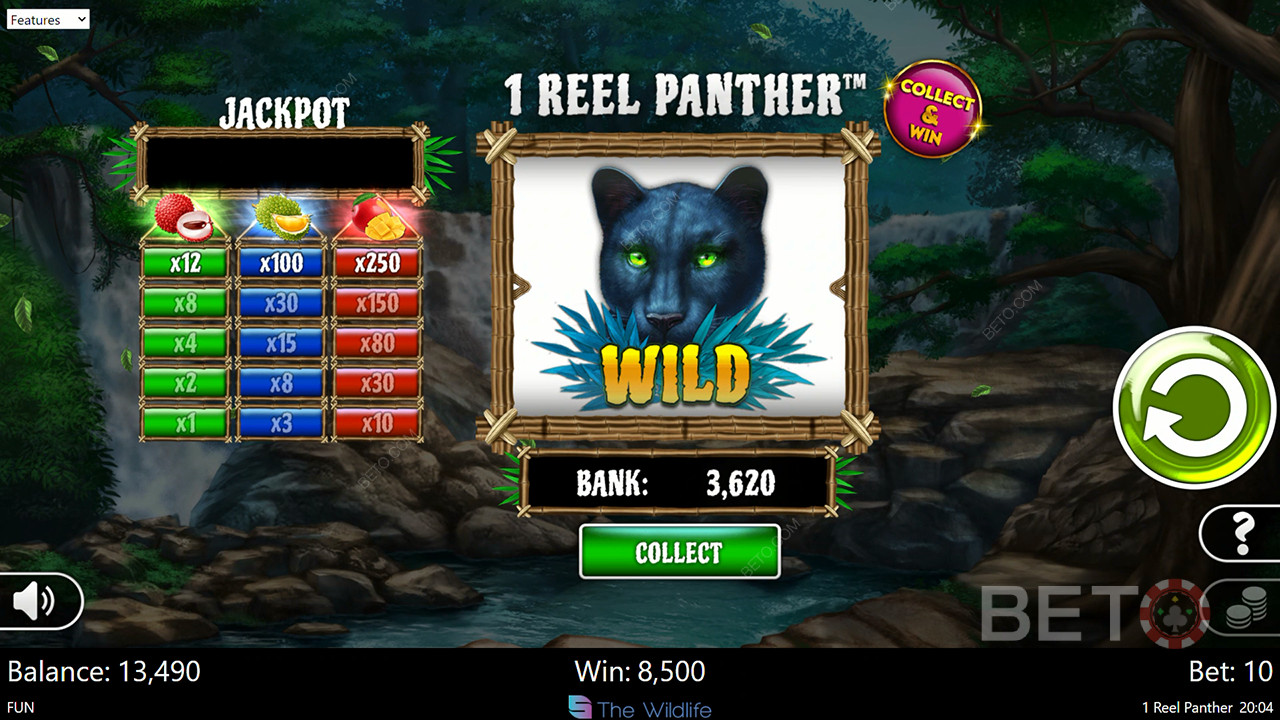 Огляд 1 Reel Panther від BETO Slots