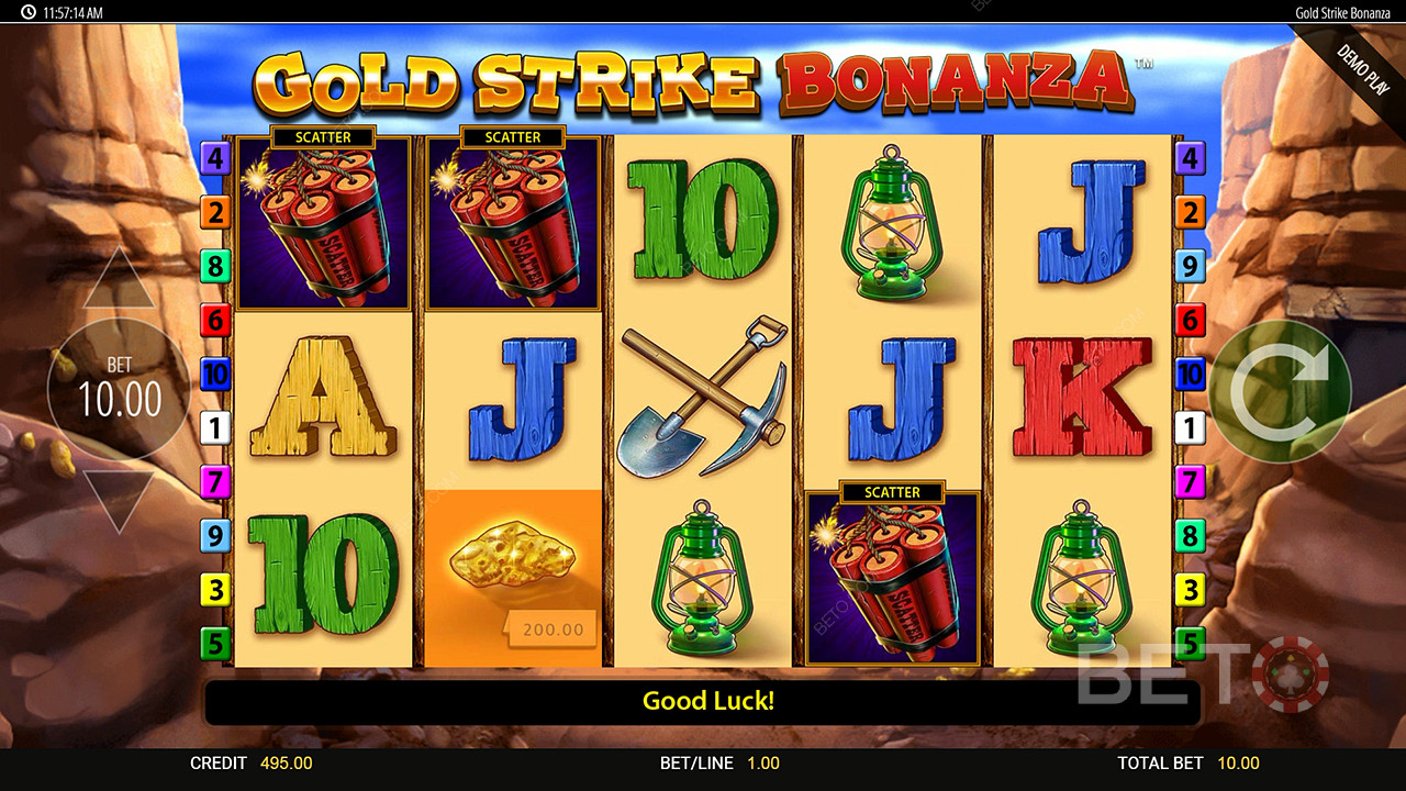 Gold Strike Bonanza Fortune Play Грати Безкоштовно