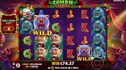 Zombie Carnival Ігровий Автомат - Безкоштовна Гра та Відгуки (2023)